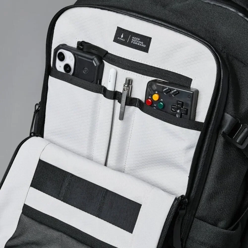 NWT Alpaka Elements Travel Backpack Black | Axoflux 600D
